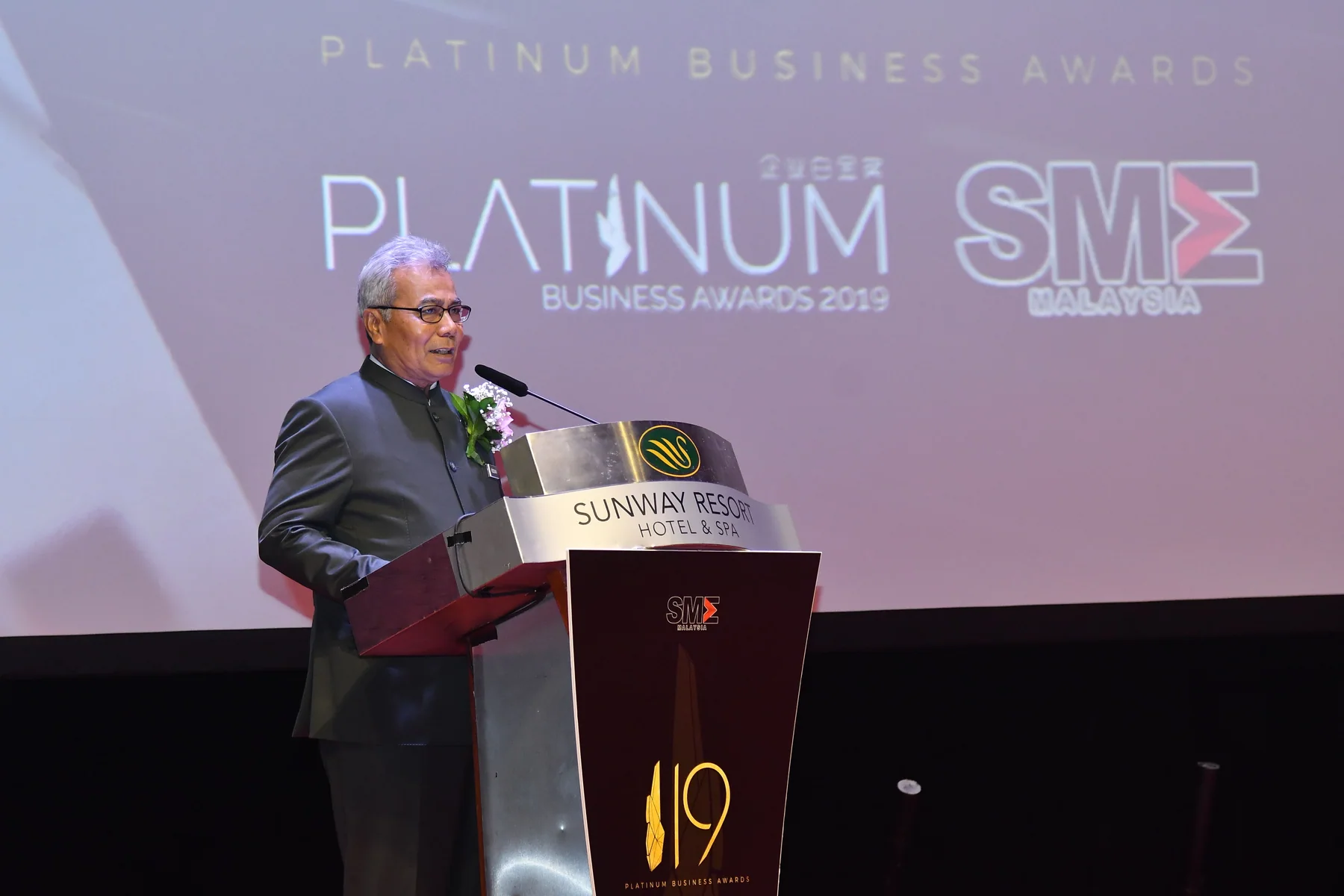 Platinum Business Awards — delivered by our founder in a previous role