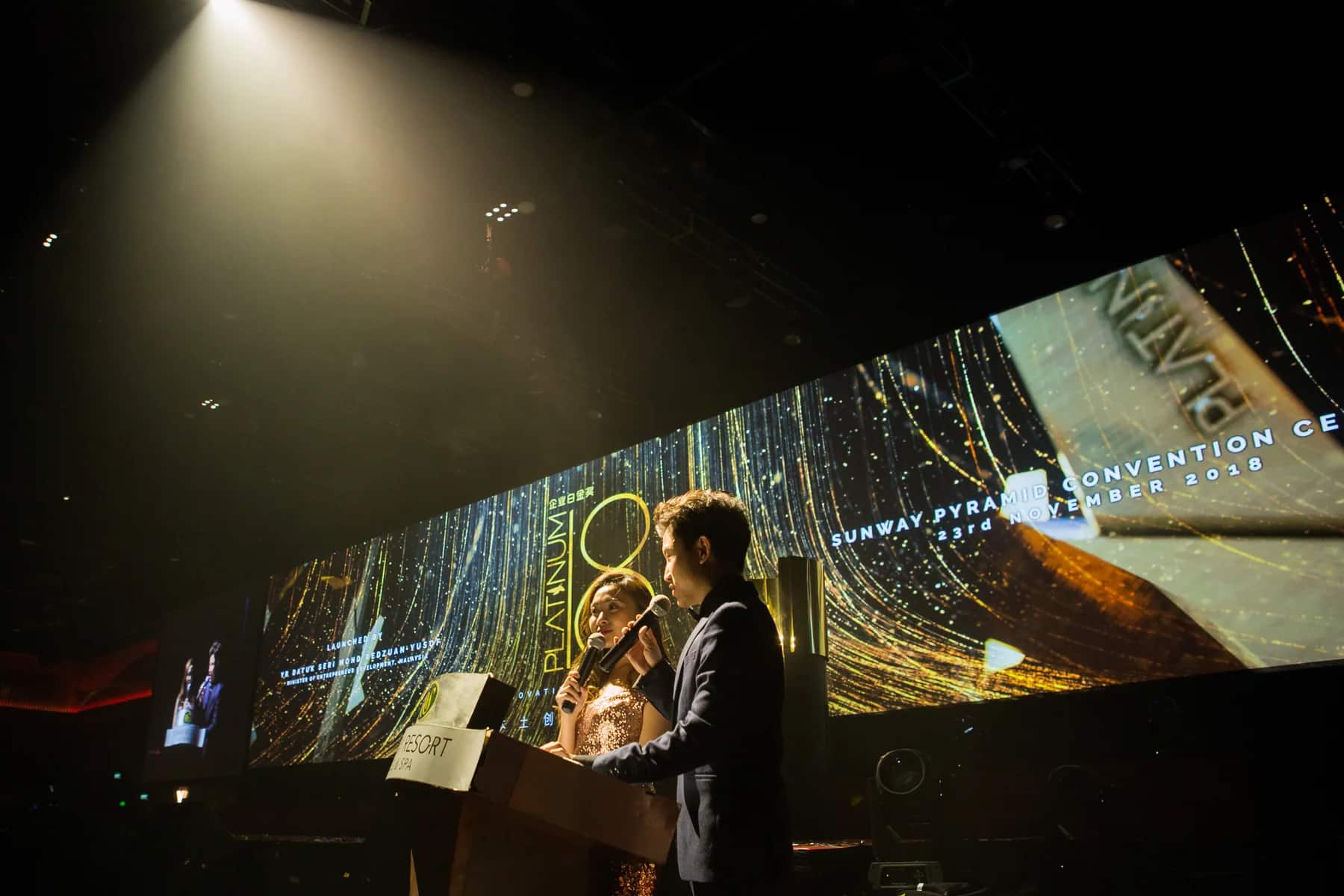 Platinum Business Awards — Award Ceremony, delivered by our founder in a previous role
