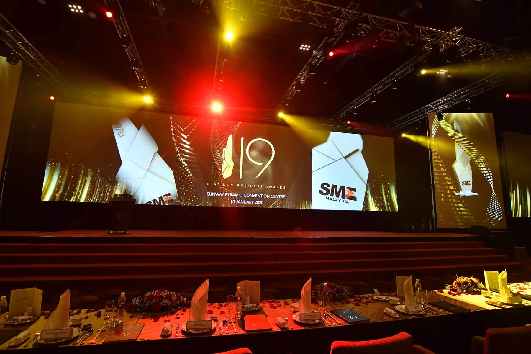 Platinum Business Awards — Award Ceremony, delivered by our founder in a previous role
